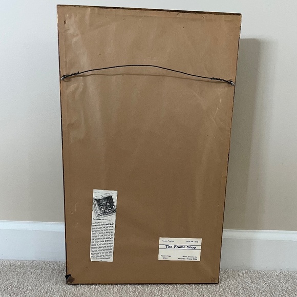 Ronald Reagan White House Embossed Christmas Card 1982 Framed - Picture 5 of 7